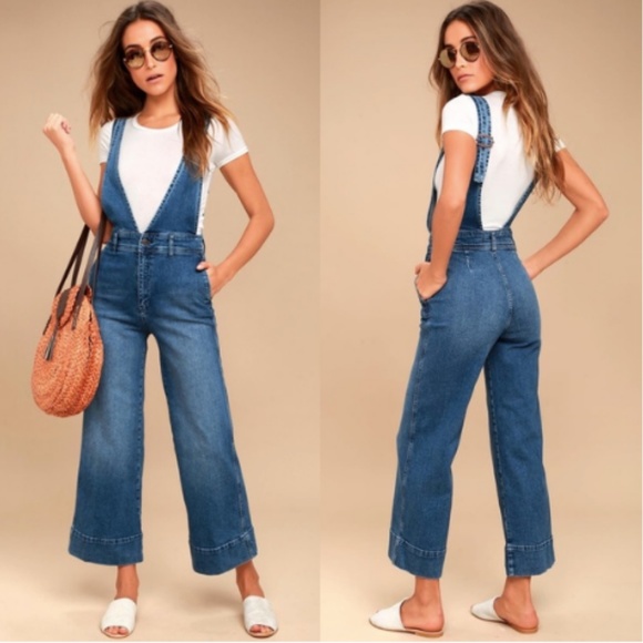 Free People Pants - Free People A-line Overalls